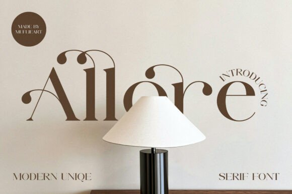 Allore: A Modern Serif with Botanical Soul