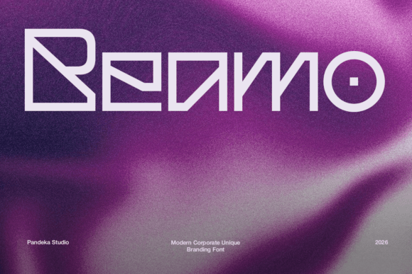 Beamo: A Futuristic Font for Modern Branding