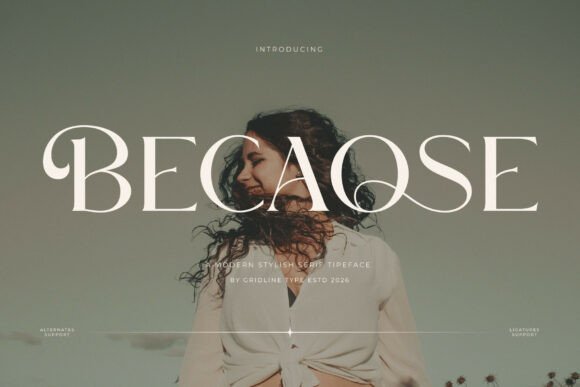Becaose: A Modern Serif for Timeless Branding