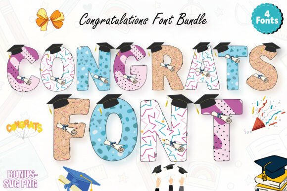 Congratulations Colorful Alphabets: Infuse Joy into Your Projects