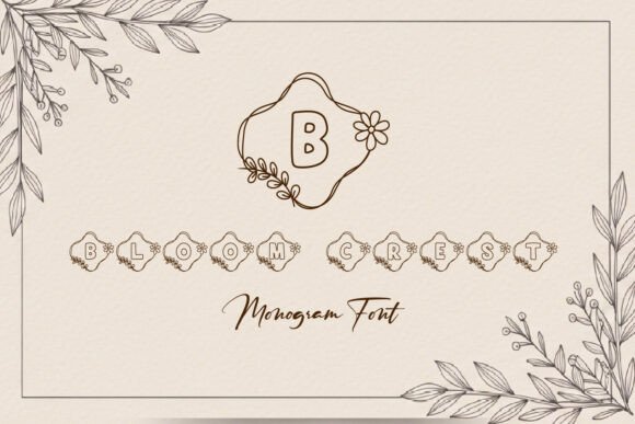 Designing with Personality: The Bloom Crest Monogram