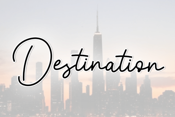 Destination Font: Crafting a Timeless and Handwritten Brand