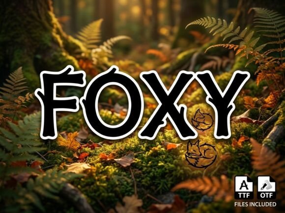 Foxy: The Decorative Display Font That Demands Attention