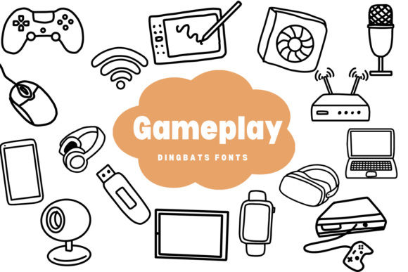 Gameplay: The Dingbats Font with a Sketch-Style Soul