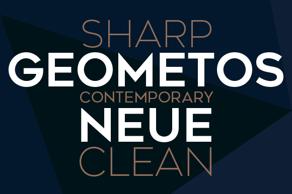 Geometos Neue: The Crisp All-Caps Typeface for Bold Branding