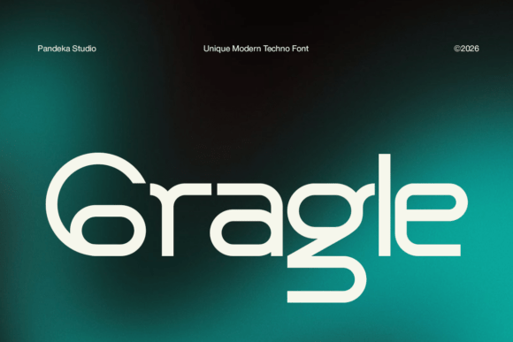 Gragle: A Modern Techno Display Font