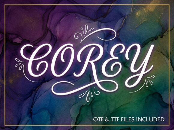 Meet Corey: A Display Typeface That Commands Attention