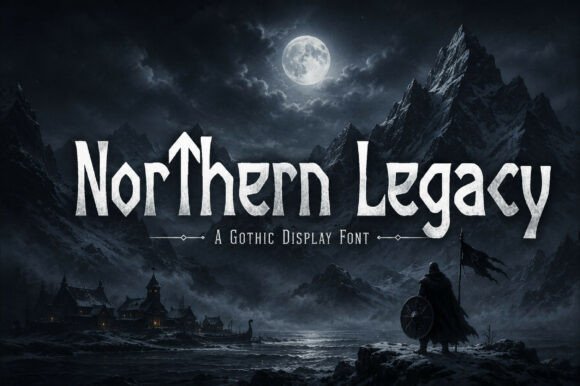 Northern Legacy: A Gothic Font for Legendary Impact
