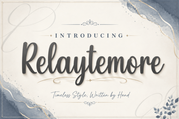 Relaytemore: Fluid Elegance for Modern Branding