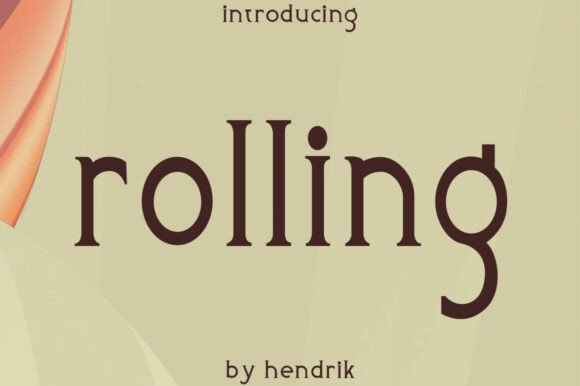 Rolling Serif: Where Timeless Elegance Meets Dynamic Energy