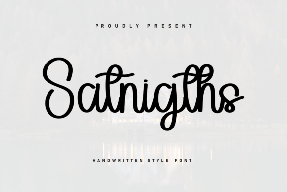 Satnigths: The Handwritten Font That Feels Like a Warm Hug