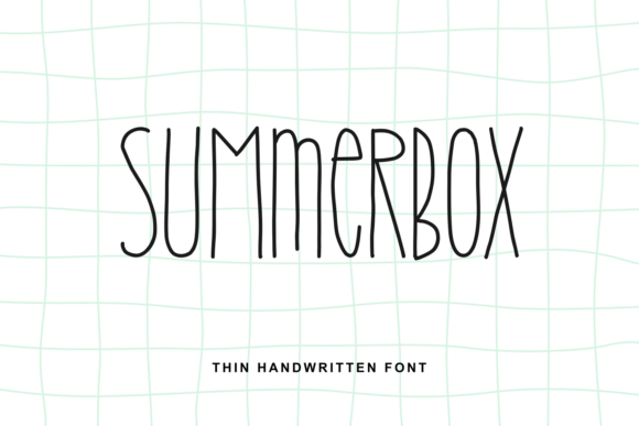 Summerbox: A Handwritten Font with a Clean, Modern Vibe