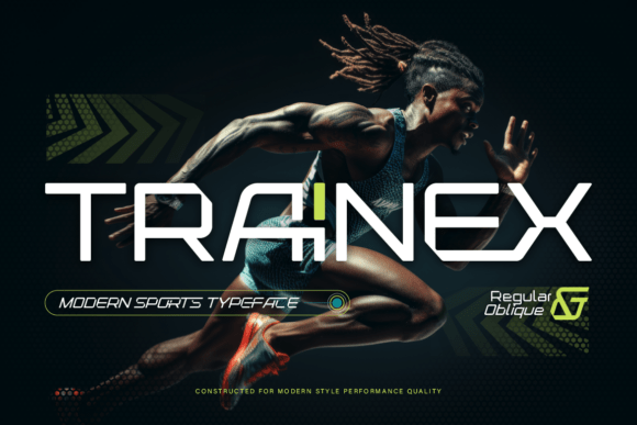Trainex: A Typeface Built for Motion and Athletic Impact