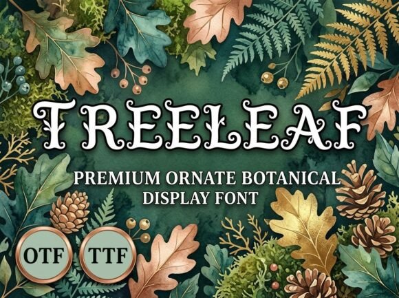 Treeleaf: A Premium Font with Woodland Whimsy